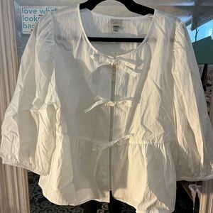 A New Day tie front top
